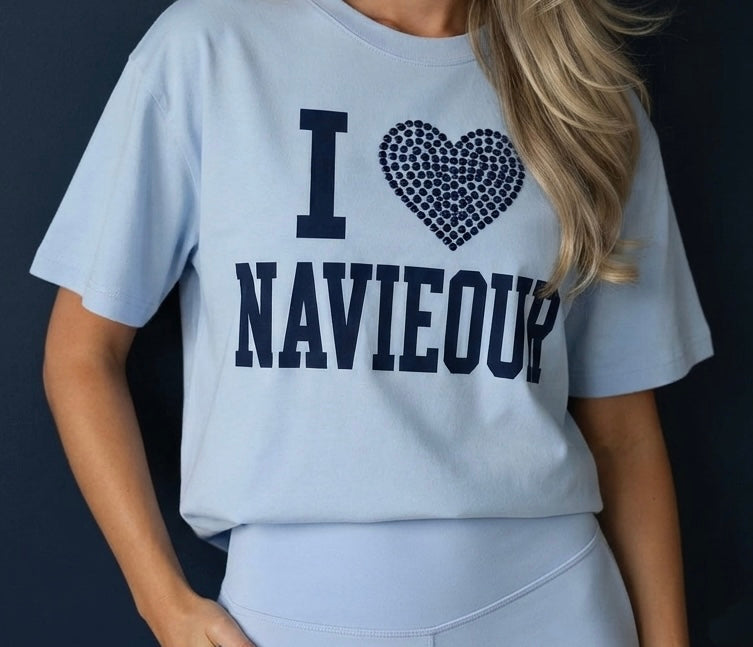 I Heart Navieour Pullover Tee
