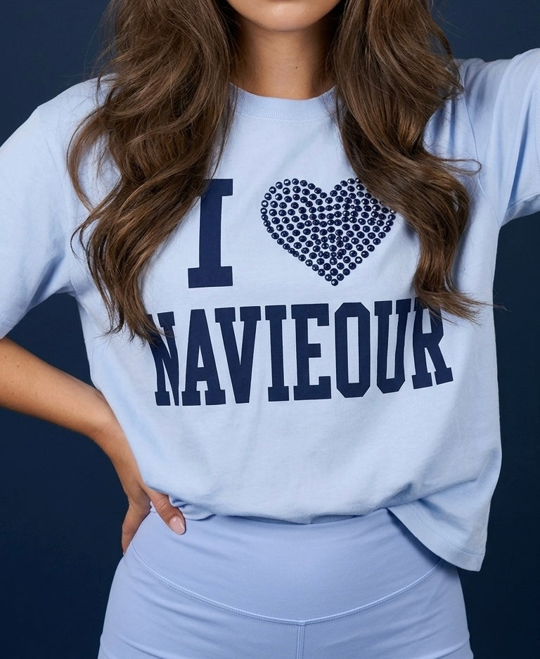 I Heart Navieour Pullover Tee